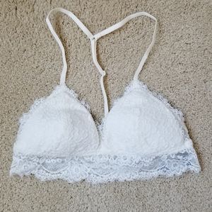 Aerie white bralette padded